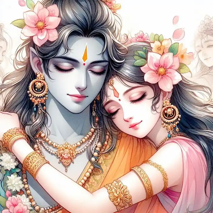 animated radha krishna wallpaper hd k