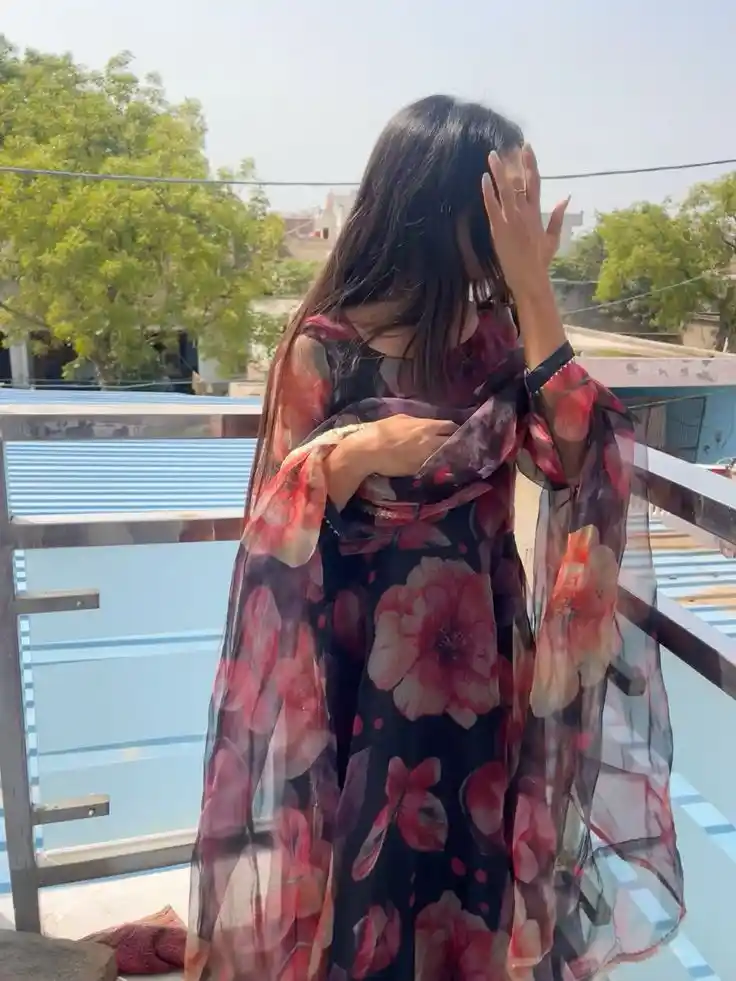 cute-girl-dp-red-dress