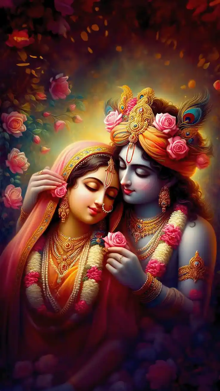 little radha krishna images