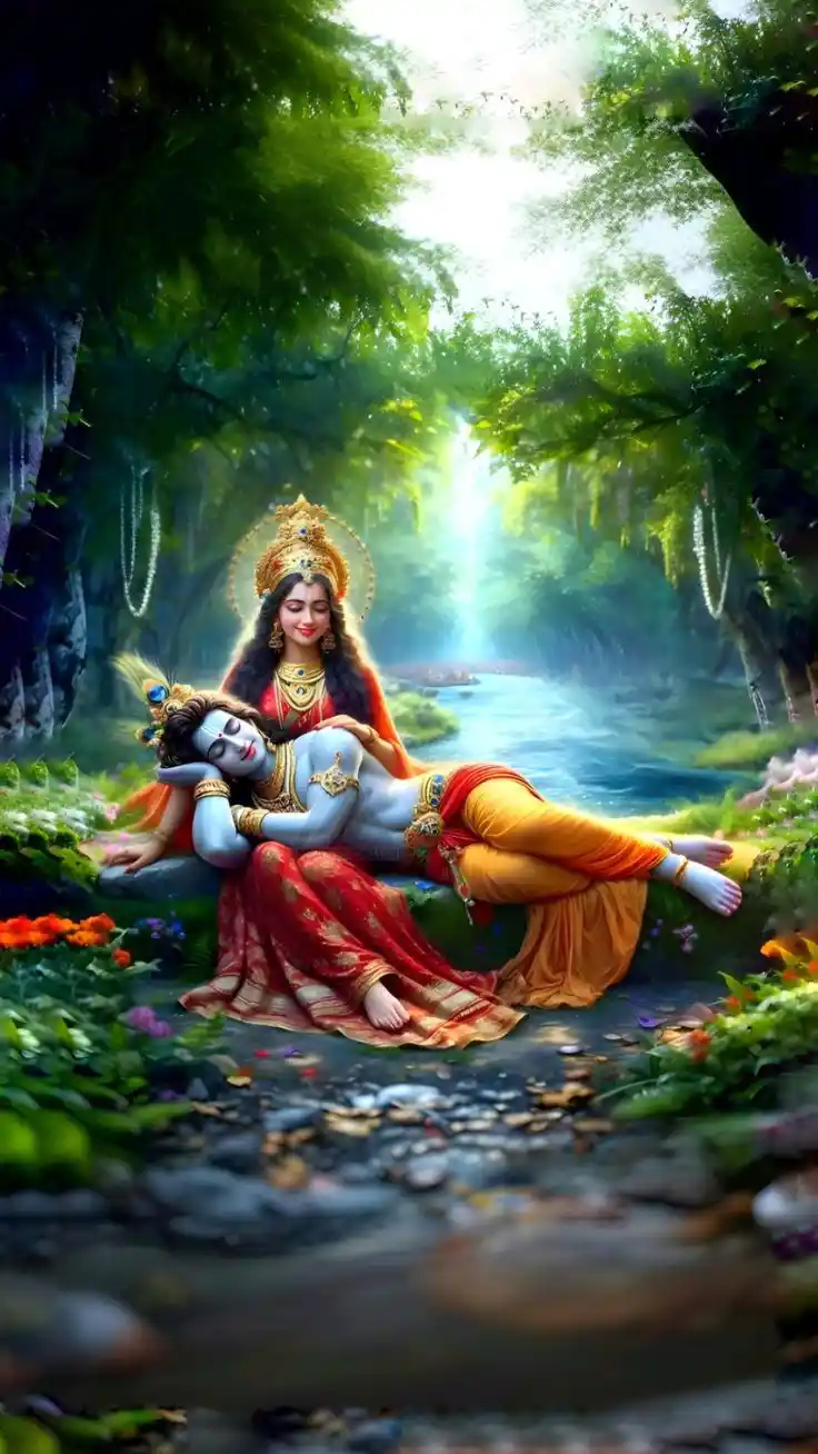 radha krishna wallpaper aesthetic