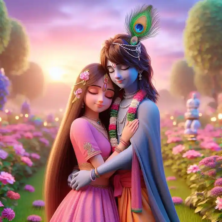 radha krishna wallpaper amoled