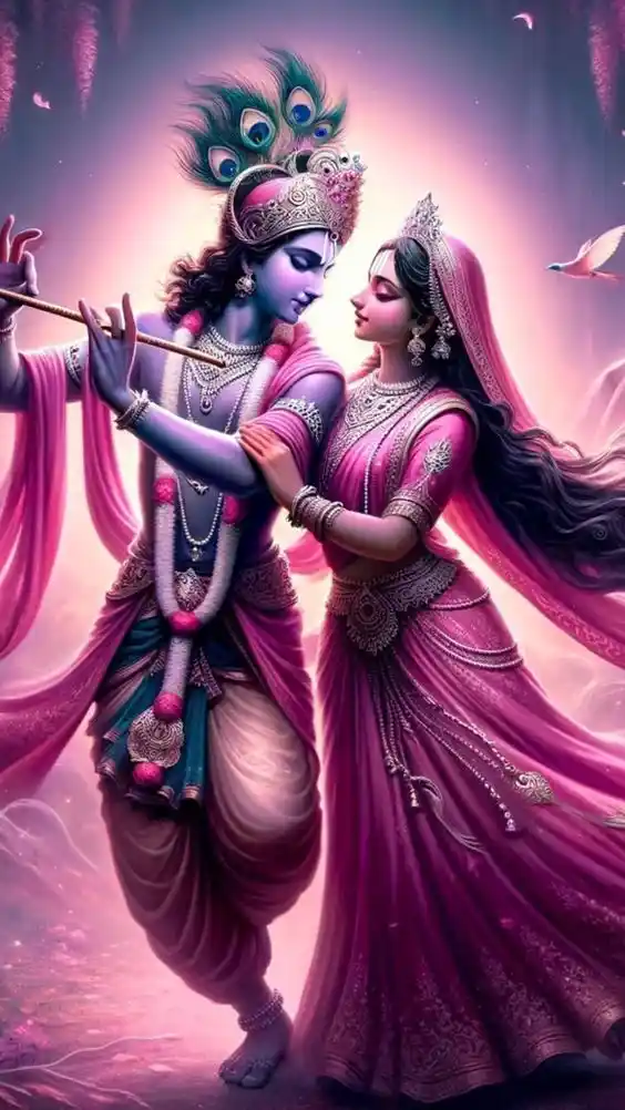 romantic radha krishna images