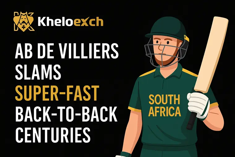 AB de Villiers Slams Super Fast Back to Back Centuries in WCL 2025 AB de Villiers Slams Super Fast Back to Back Centuries in WCL 2025