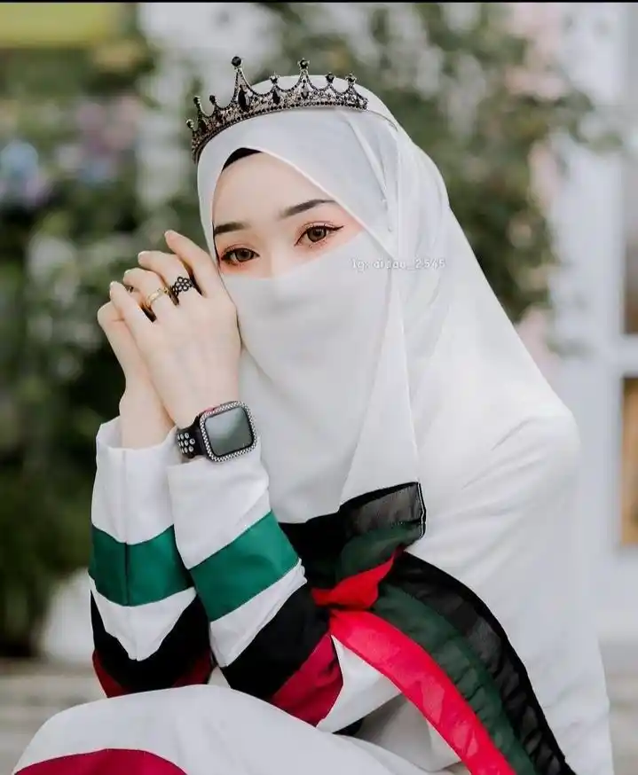 cute hijab girl dp for instagram 42