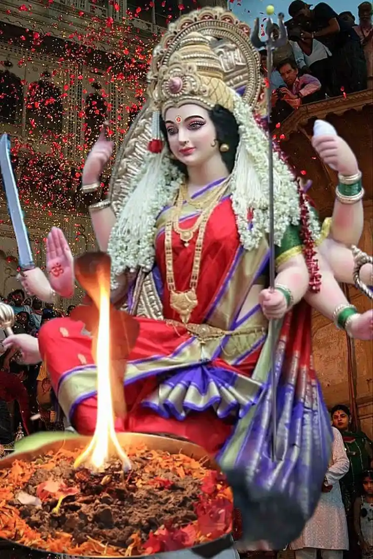 durga puja images black and white