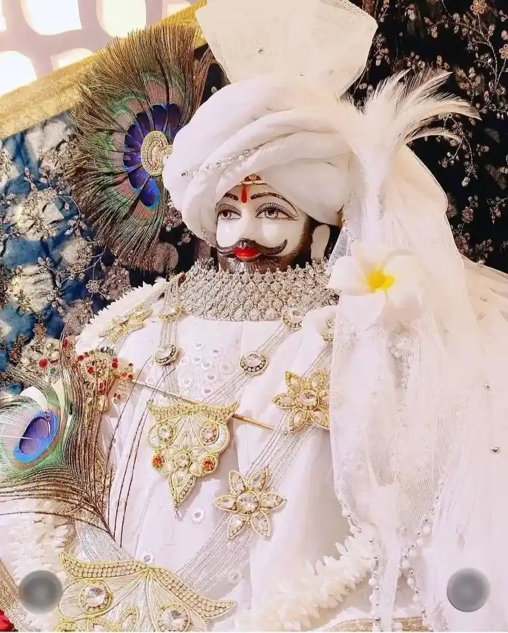 khatu shyam photo black and white