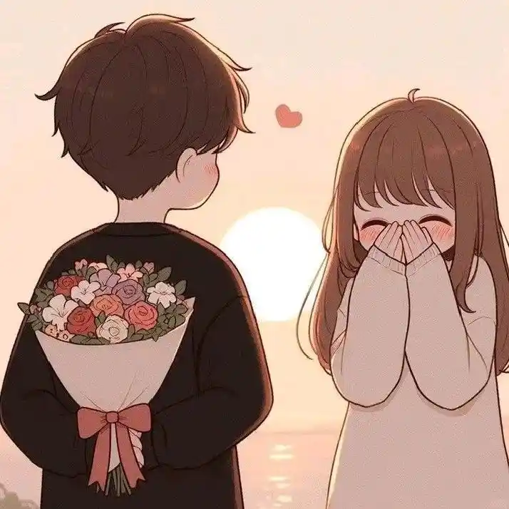 stylish girl dp animated