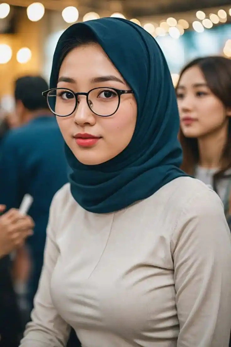 stylish instagram hijab dp 68